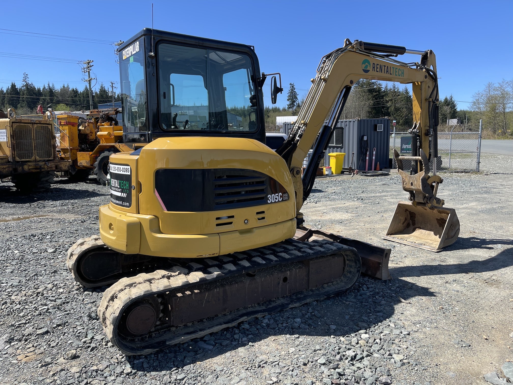 Caterpillar 305C CR Excavator - Rentaltech Equipment Ltd